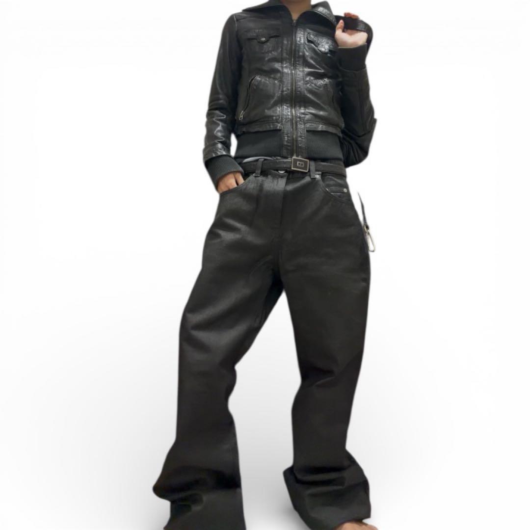 【希少✨】レザージャケット　opium archive dark wear