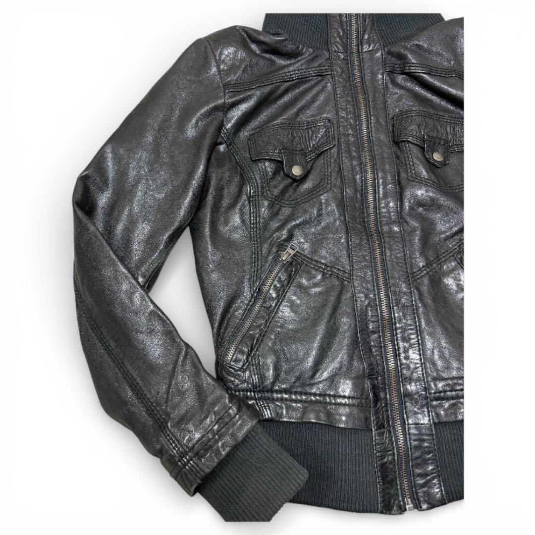 【希少✨】レザージャケット　opium archive dark wear